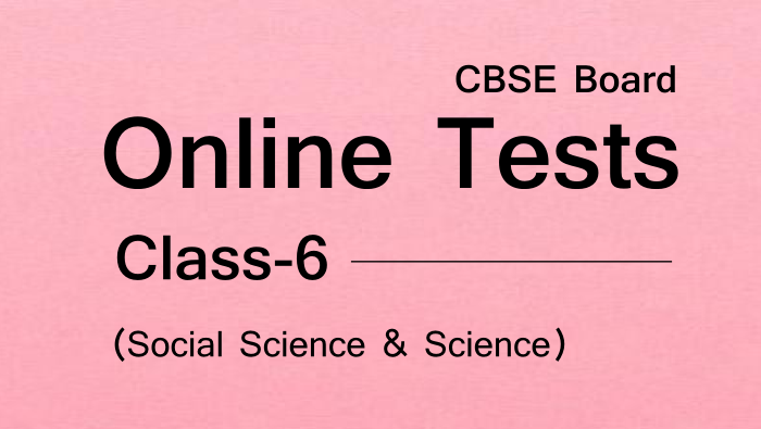 Online Test for Standard 6 as per CBSE syllabus 