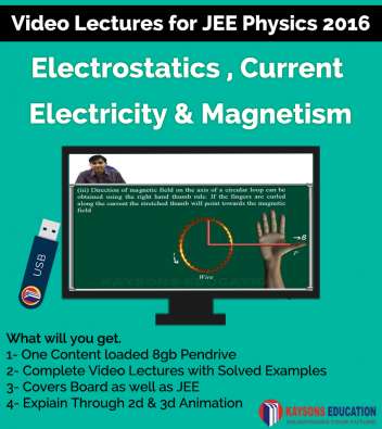 Electrostatics current electricity and Electromagnetism for JEE Mains and Advance (std 12, 1 year)