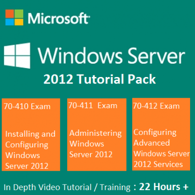 Microsoft Windows Server 2012 Video Tutorial Pack