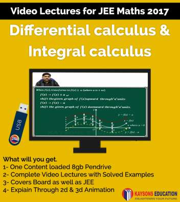  Differential and Integral Calculus Video Lectures for JEE Mains and Advance (std 11&12, 2 year)