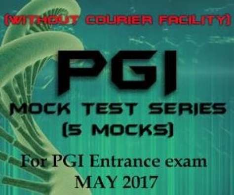 PGI Mock test series targeting May 2017 PGI Entrance Exam (5 Mock Test)