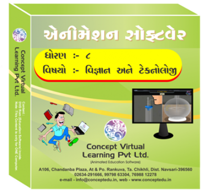 STD-8 Science GSEB  (Animated Education Software in Gujarati)