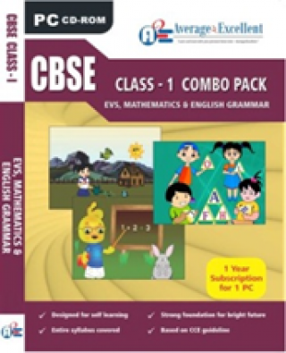 CBSE  Class -1 English, EVS and Mathematics