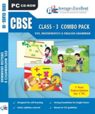 CBSE  Class -3 English, EVS and Mathematics