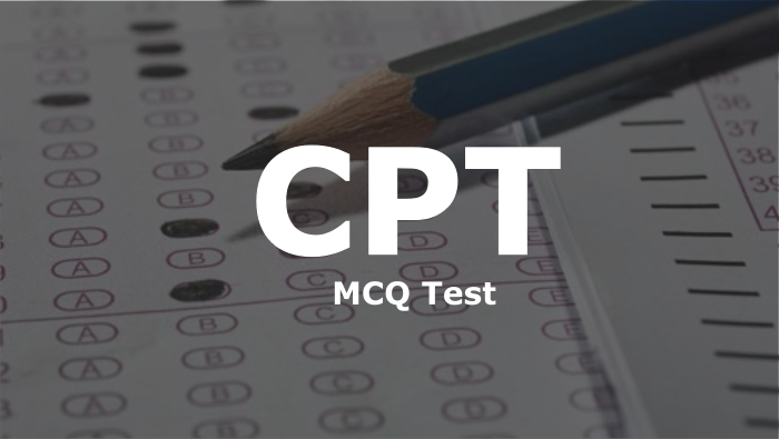  CPT (Common Proficiency Test) online latest MCQ test material 