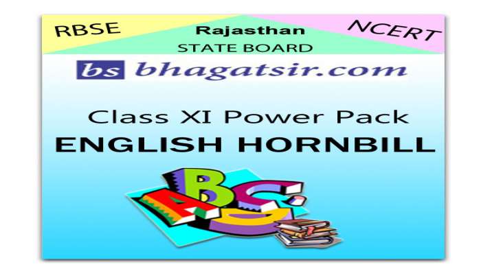 Rajasthan Board Class 11 English Hornbill Video Lectures & Chapter Notes 