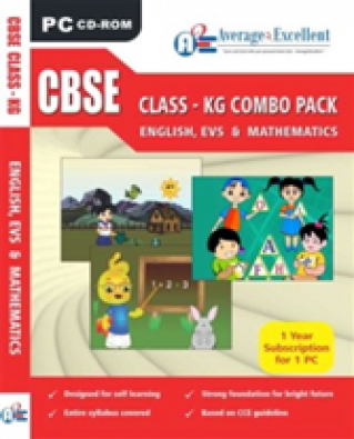 CBSE  KG English, EVS and Mathematic